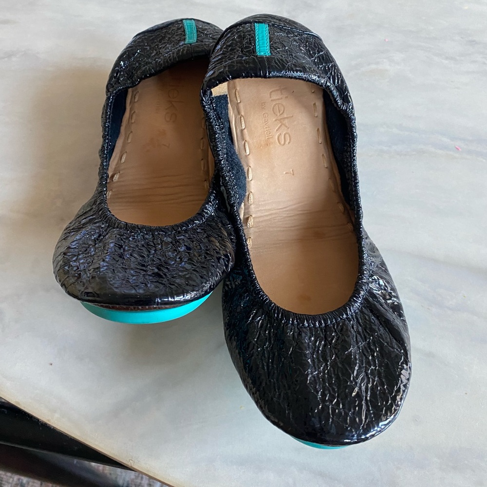 Black Obsidian Tieks - Size 7